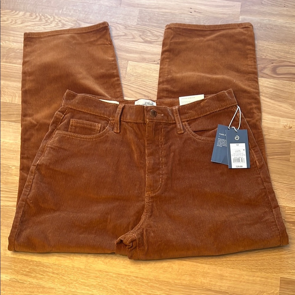 Universal Thread Brown Straight Leg Corduroy Pants